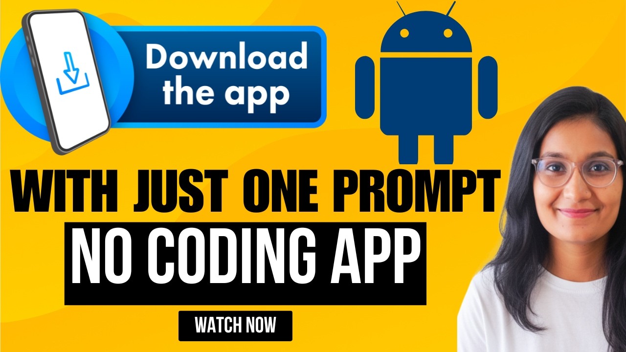 Build Android Apps in 5 Minutes with AI | No Code, Just a Prompt! - YouTube