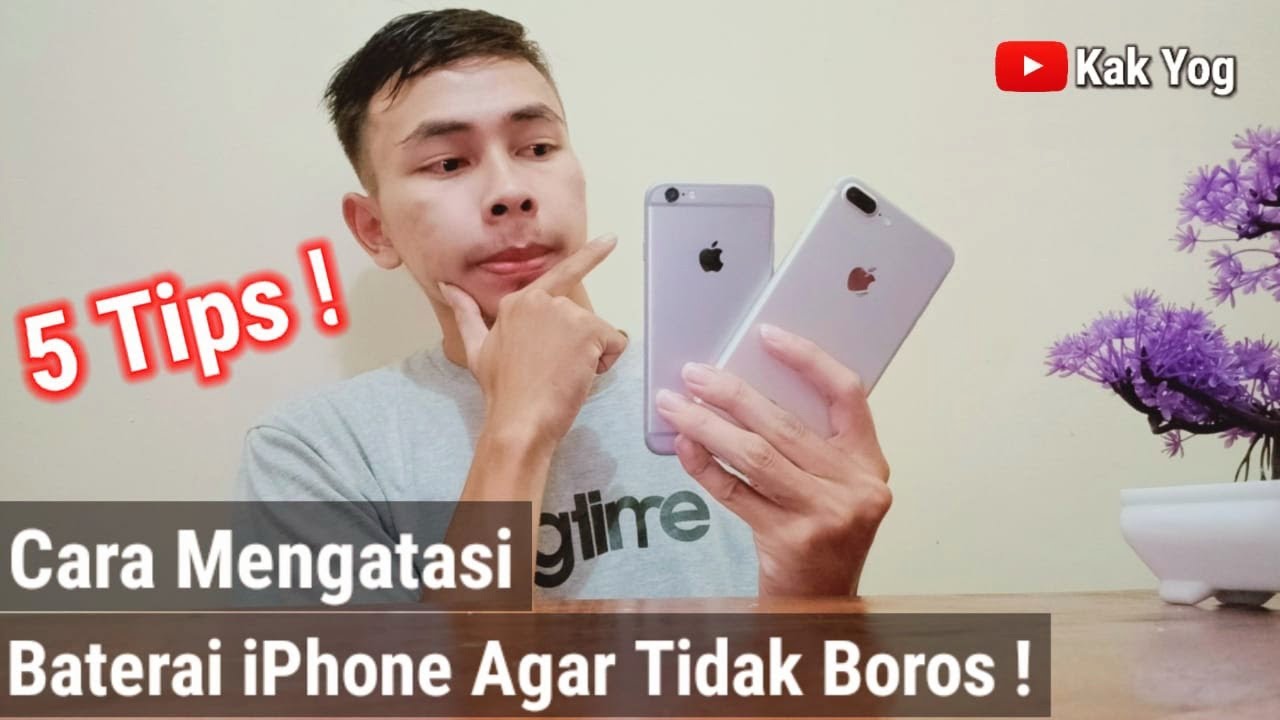 5 Tips Ampuh Cara Mengatasi Baterai iPhone Agar Tidak Boros