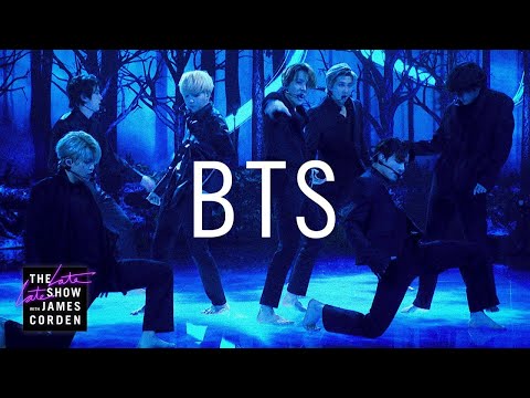 BTS  - Black Swan (Live on The Late Late Show with James Corden) HD