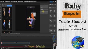 Baby Steps In Create Studio 3 Part 23 Replacing The Placeholder. #createstudio3 #animation #tutorial