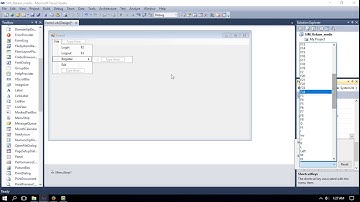 1 Membuat Project Awal Proyek Aplikasi Rekam Medis (VB.NET)