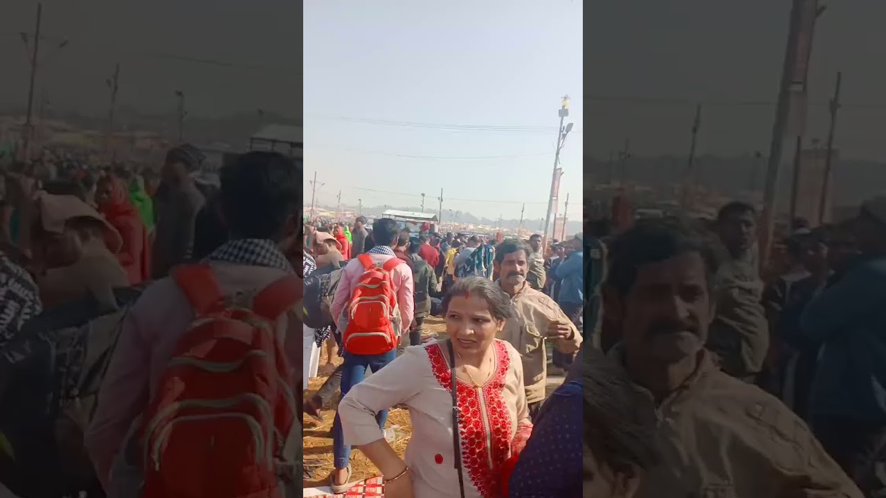 प्रयागराज कुंभ 2025 संगम झूंसी क्षेत्र का विहंगम दृश्य।।फूल वीडियो।।10 एवं11 फरवरी का नजारा।।