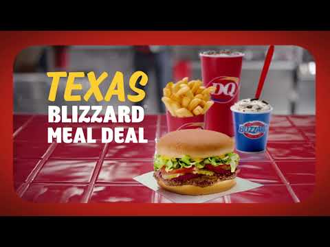 Texas Dairy Queen 5.99 Texas Blizzard Meal Deal English