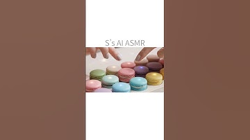 【ASMR】part2♡typing on a macaron-shaped keyboard #aiasmr#shorts #macaroons #asmr