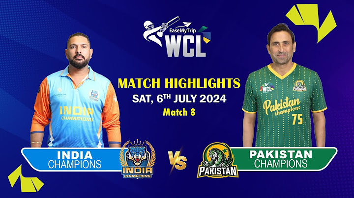 Ind vs Pak | World Championship Of Legends, 2024 | Cricket Highlights | 6th July | WCL T20