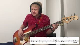 No More Tearstained Make Up - Martha Reeves and the Vandellas bass cover/transcription