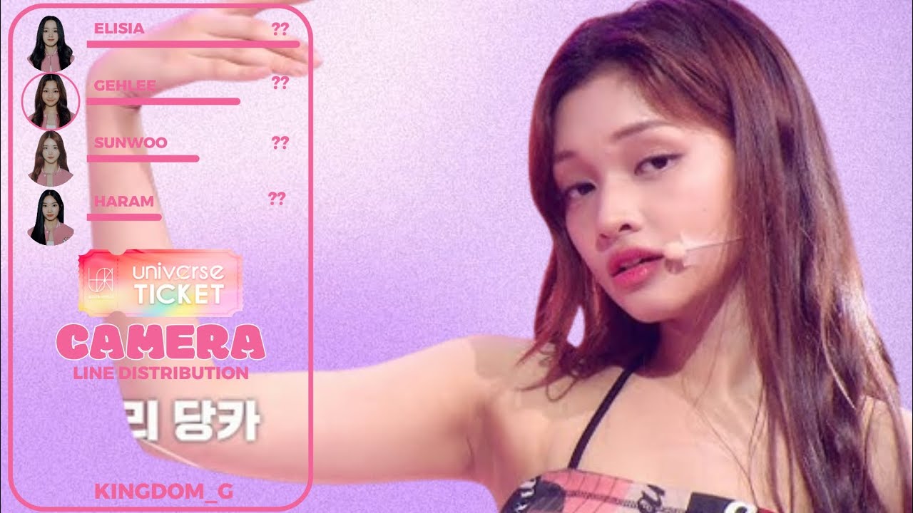 [UNIVERSE TICKET] -CAMERA-《 Line Distribution 》