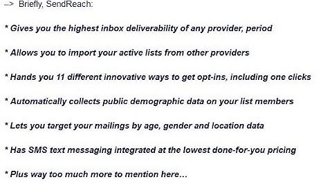 SendReach The New Autoresponder on the Block: Review SendReach