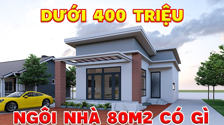 Mẫu nhà 1 tầng 80m2