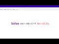 Solve: cos x - sin(-x) = 0 for x on [0, 2pi)