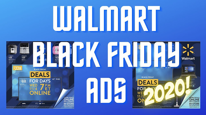 Walmart Black Friday Ad 2020 | Online & In-Store Deals
