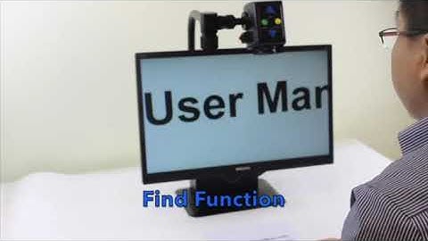 [Digimax] Transportable Desktop video magnifier for visually impaired and senior for reading