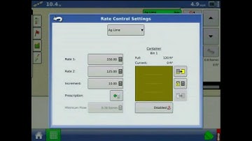DirectCommand Granular Run Screen Operations on the Ag Leader ® Integra/Versa Display