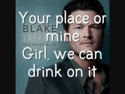 Blake Shelton - Drink On It [Lyrics On Screen]