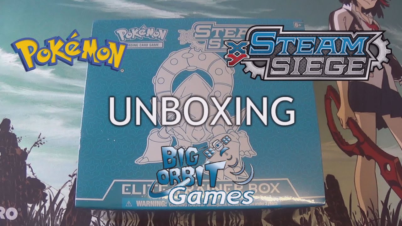 Pokemon Steam Siege Elite Trainer Box Unboxing