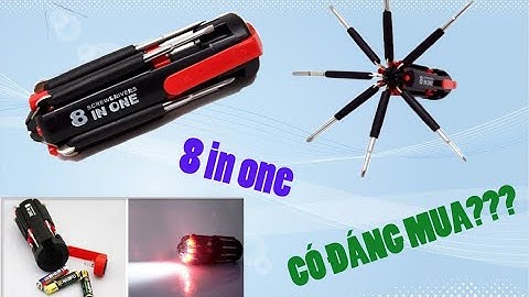 Review bộ tua vít đa năng 8 trong 1 - Có đáng mua???