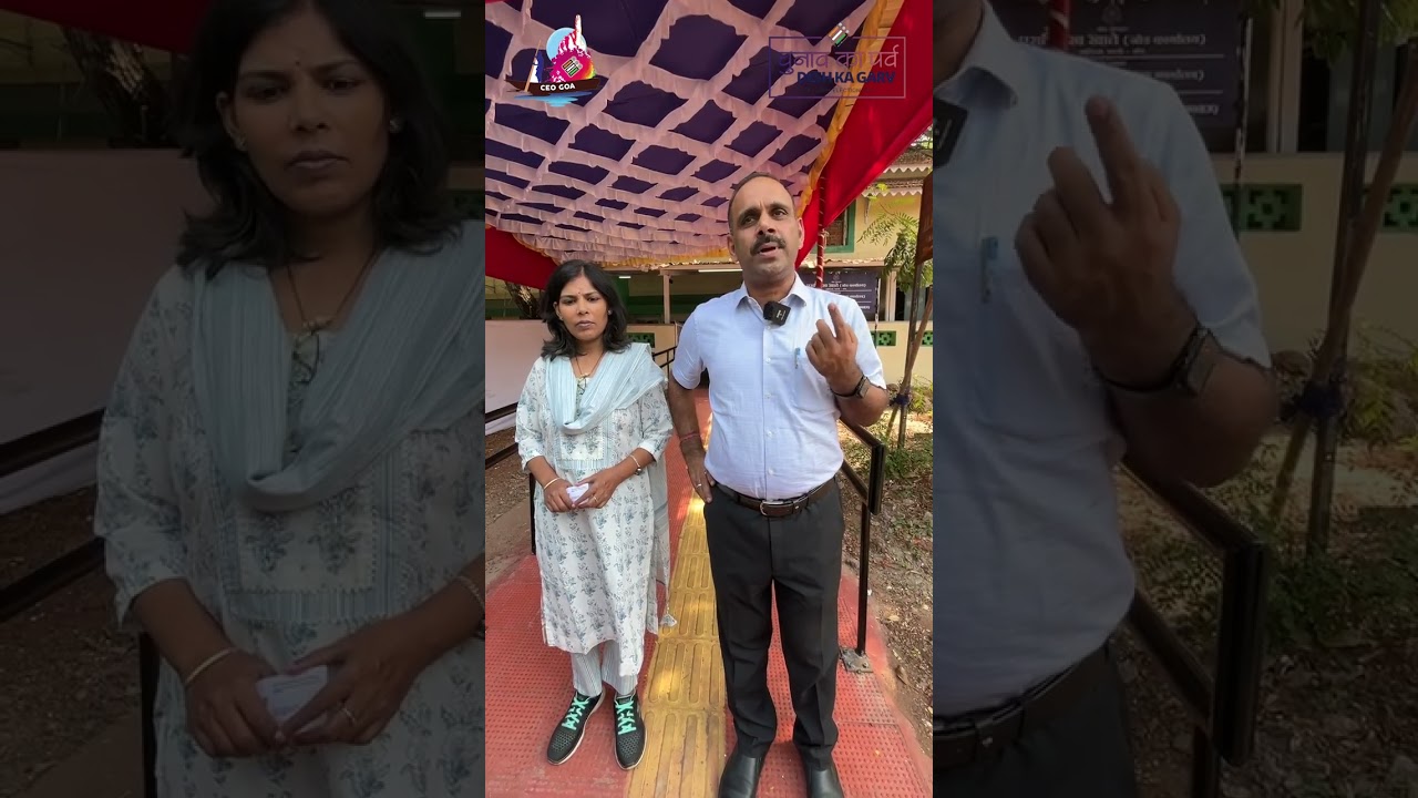 Shri Ramesh Verma, IAS, Chief Election Officer of Goa: After casting his vote