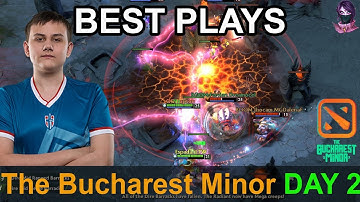 The Bucharest Minor BEST PLAYS Day 2 Highlights Dota 2 Time 2 Dota #dota2 #bucharestminor
