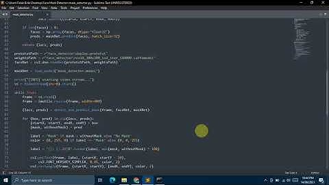 The Sparks Foundation, IoT and Computer Vision Task (Detection of Face Mask)