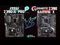 MSI Z390-A PRO vs Gigabyte Z390 Gaming X