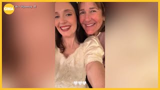 Viral trend has daughters unboxing mothers’ wedding dresses