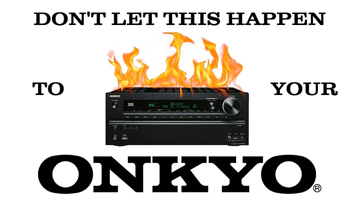 ADD DIY: How to cool your ONKYO receiver -or- Save your HDMI board and prevent the "no sound" repair