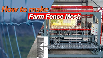 How to make Farm Fence Mesh with a wire mesh machine| Farm Fence Mesh Making Machine| RKM Machine