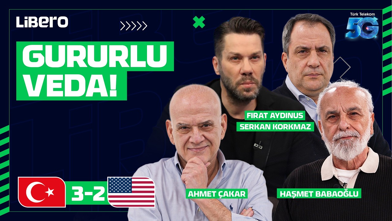 ⁣Türkiye 3 - 2 ABD | Canlı Yayın | Ahmet Çakar, Fırat Aydınus, Haşmet Babaoğlu #fifaworldcuponyt
