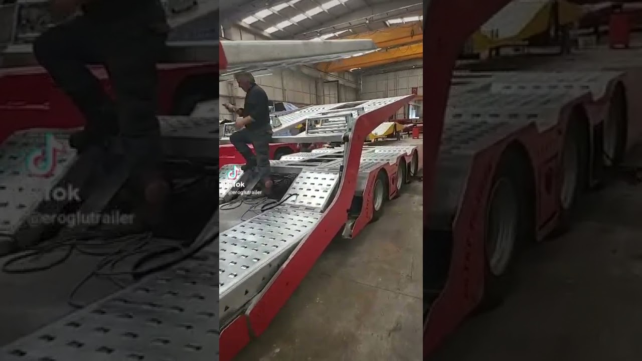 3 Axles Truck Carrier Semi Trailer