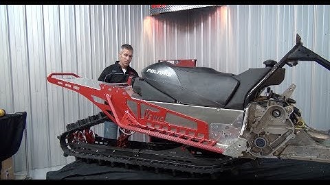 Polaris IQR 800 Mountain Mod Ep#9 Nextech Carbon Fibre Mono Suspension Install!  PowerModz!