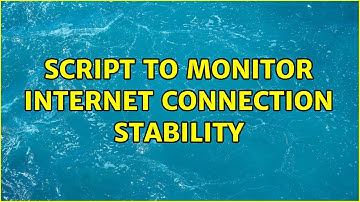 Ubuntu: Script to monitor Internet connection stability
