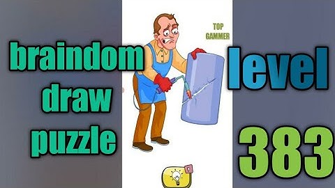 braindom draw puzzle level 383 gameplay walkthrough Solution