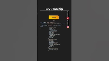 CSS Tooltip #css #css3 #css3html5 #cssanimation #animation #tooltip #tooltips #csstooltip