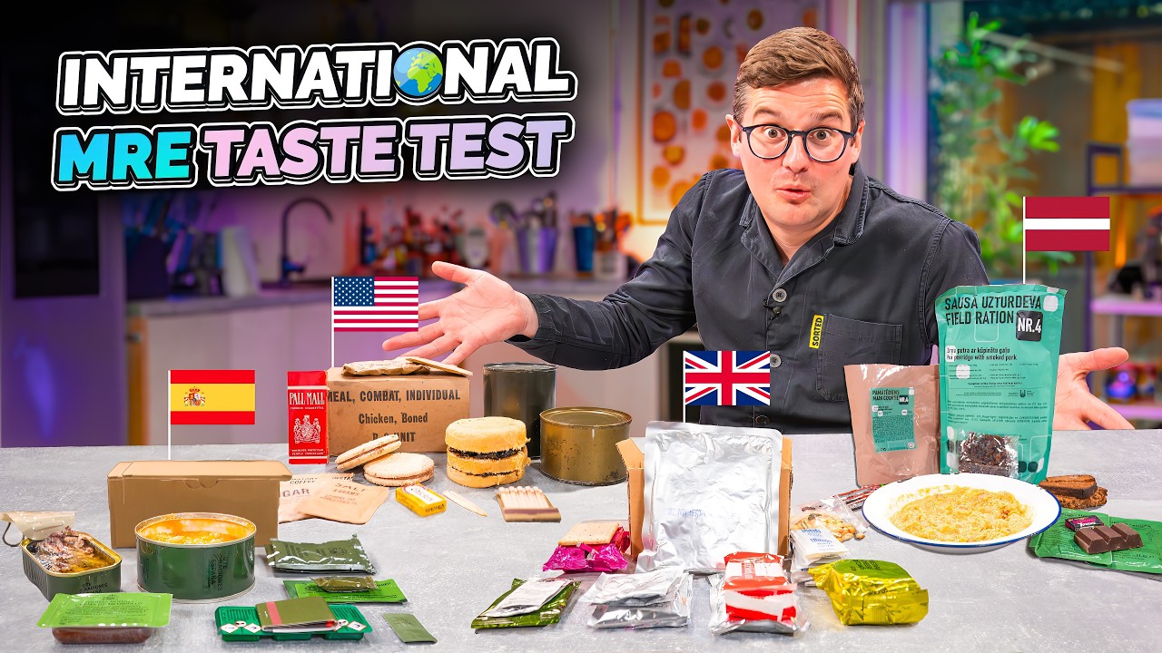Chef Taste Tests International Military Ration Packs (MRE) | Sorted Food