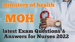 MOH Exam Questions| Ministry of Health UAE|NURSING Exam Questions 2022|prometric questions screenshot 2