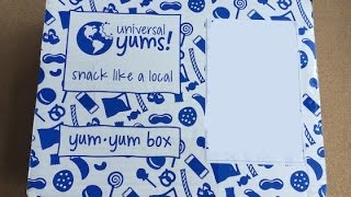 Unboxing Universal Yums June 2016 - USA