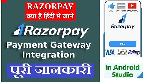 🔴 Razorpay Payment Gateway Integration in Android App 🤙 | Simple end easy tutorial Step By Step 🖕