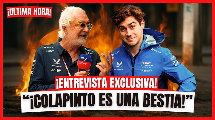 ¡BRIATORE SUELTA BOMBAZO SOBRE COLAPINTO EN EXCLUSIVA EN LA F1!