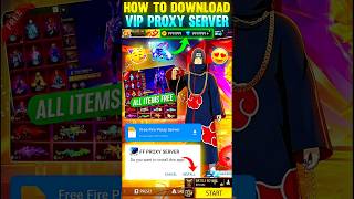 How To Download Proxy Server In Free Fire 😍 #shorts #shortsfeed #freefire #proxyserver