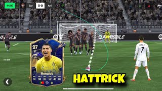 Fc mobile Ronaldo hattrick | ea fc mobile cr7 H2H match - football gameplay : Fifa mobile free coin