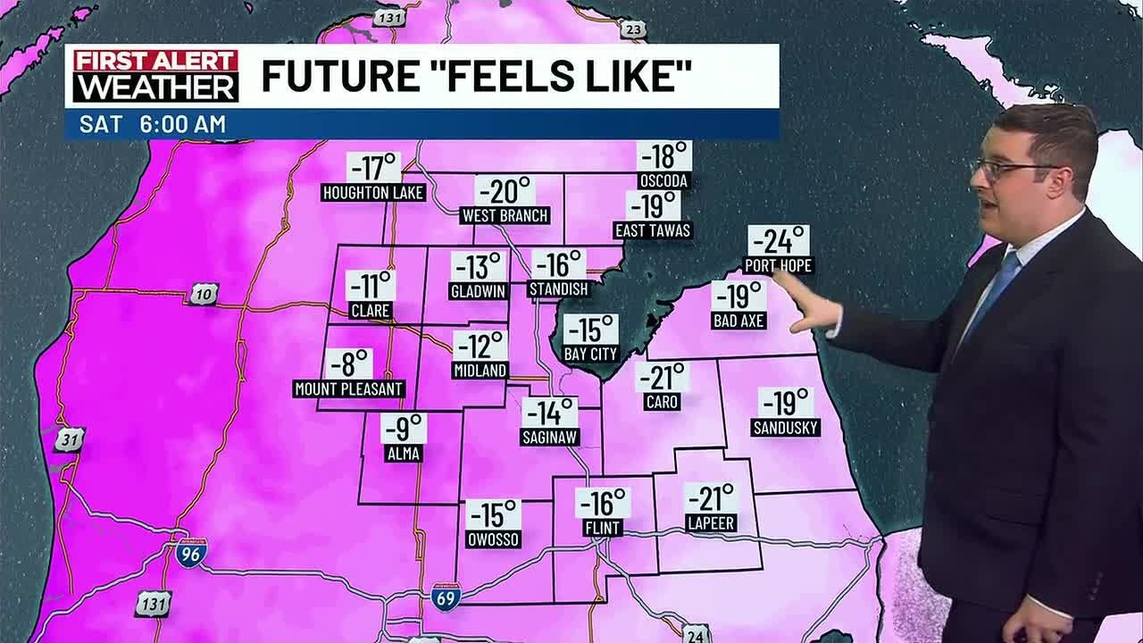 Super 7 Day First Alert Forecast: Feels like temps take a plunge