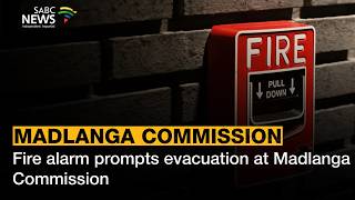 Madlanga Commission | Fire alarm prompts evacuation at Madlanga Commission