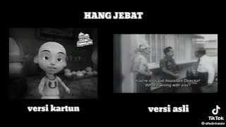 hang jebat versi upin ipin vs versi p ramlee