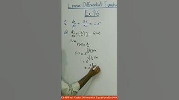 How to find integrating factor of Linear differential equation #ppsc  #integratingfactor