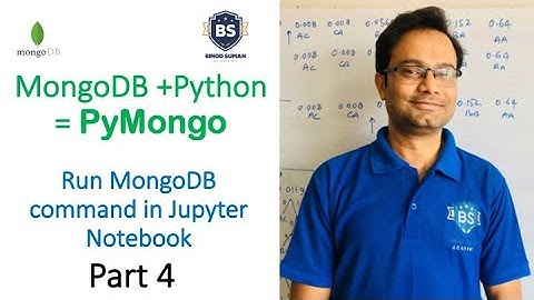 PyMongo | Python + MongoDB | MongoDB command in Jupyter Notebook | PyMongo beginners tutorial