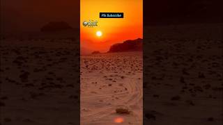 Experience the Breathtaking Wadi Rum Sunset in Jordan. #sunset #wadirum #jordan #desert #mountain