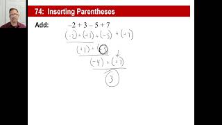 Famous Saxon Math - Pre-Algebra 1/2: 3rd Edition (Lesson 74) - Inserting Parentheses, Order of Addition Profile