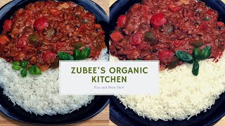 Braised Basmati Rice & Beans Stew| Zubee's Organic Kitchen