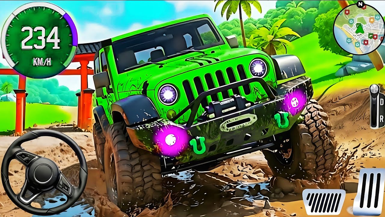 4x4 Offroad Jeep Driving Simulator 3D - Drive SUV 4x4 jeep Offroad Game - Android GamePlay | #3
