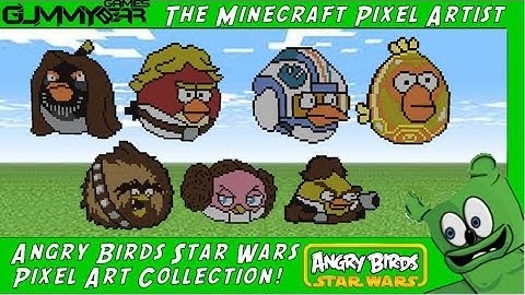 Angry Birds Star Wars Pixel Art Collection! Minecraft *EXCLUSIVE!*